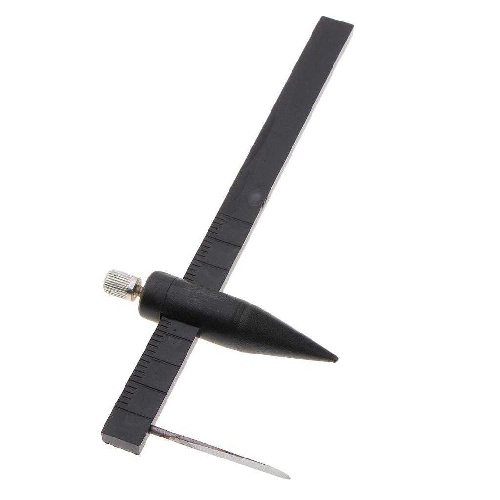 Gốm sứ La Bàn Vòng Tròn Cắt Đo thước Kẹp Phanh 1 cm-34 cm Đen