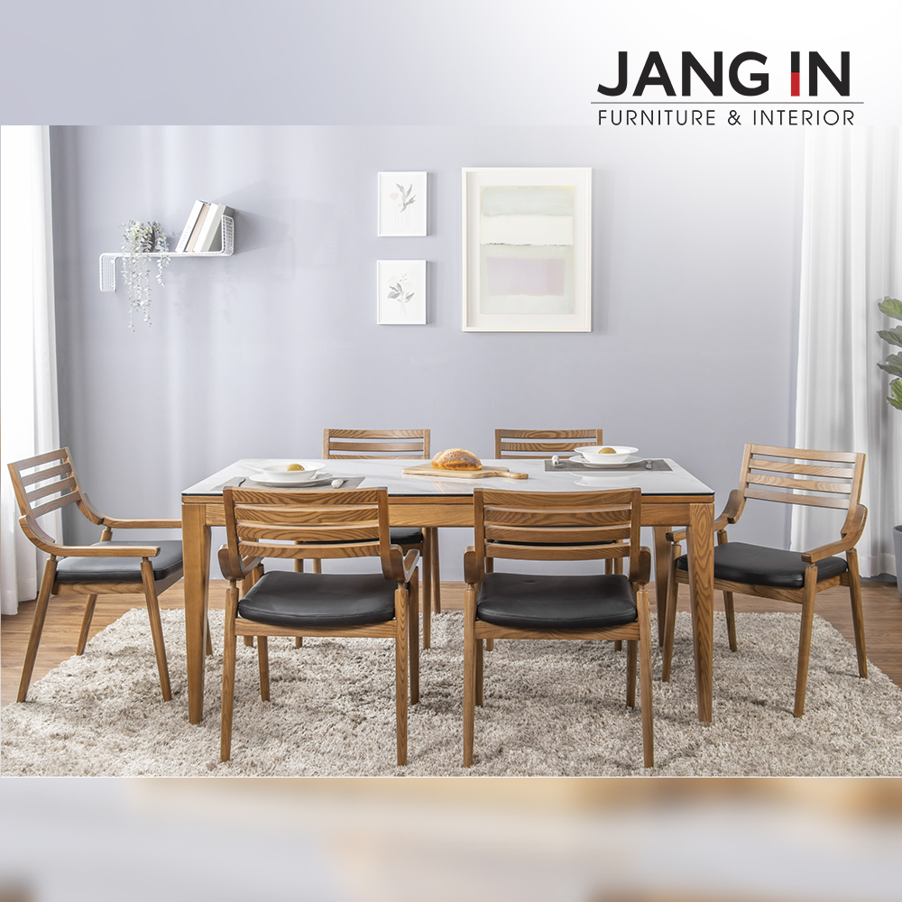 Bộ Bàn Ăn Spencer Ceramic 6 Chỗ Jang In