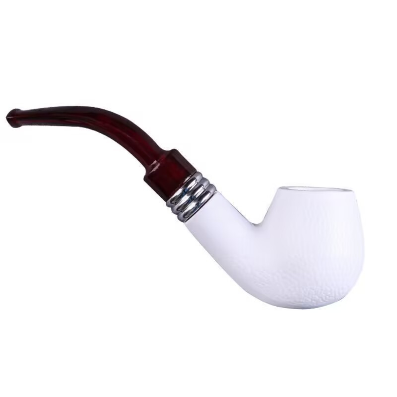 Tẩu thuốc sứ gắn sợi rất đẹp