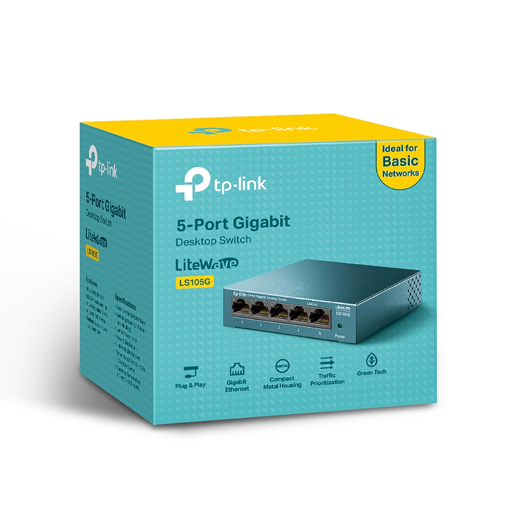 Switch 5 Port TP-Link LS105G 5 Cổng Hàng Chính Hãng-hàng chính hãng