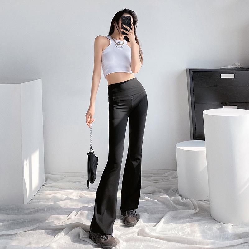 Quần ống loe, quần ống rộng cạp cao legging chất đẹp công sở đi học co giãn siêu tôn dáng giá rẻ TF015