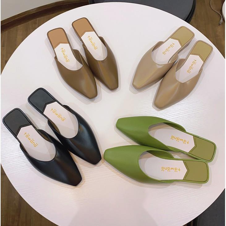 Giày bệt nữ mũi vuông