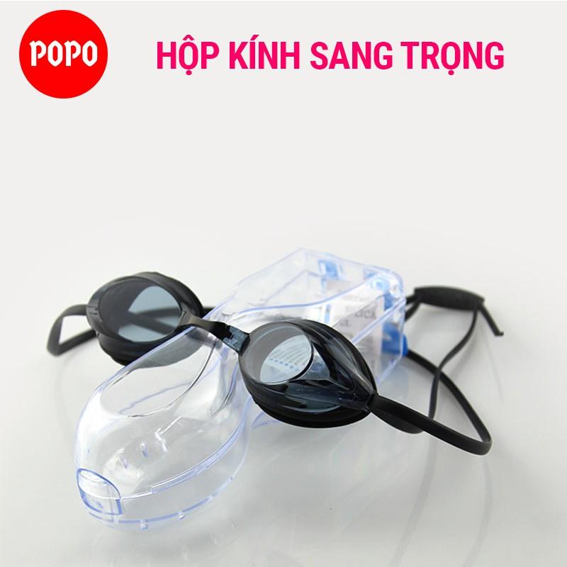 Kính bơi cận thị có độ từ 1.5 đến 8.0 mắt trong suốt cản tia UV cho người lớn, trẻ em, cho bé từ 6 tuổi