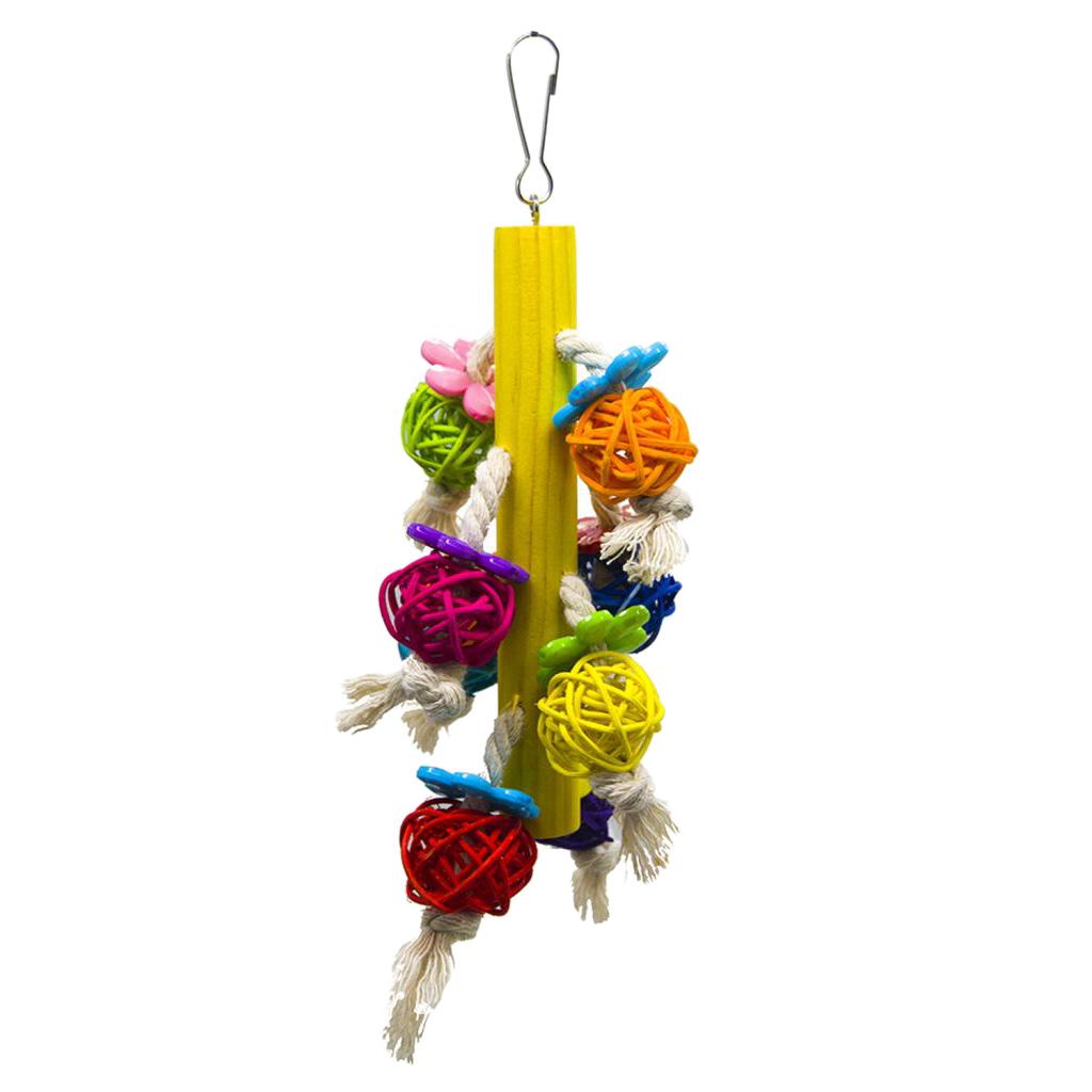 Parrot Cage Toys Bird Chew Toys Swing Toys Rope for Budgies Parakeet Cockatiels