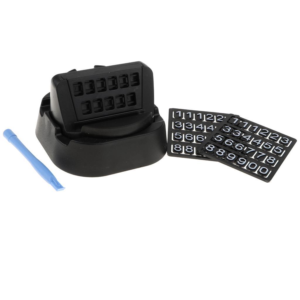 2 in 1 Car Phones Holder Mount Bracket with Temporary Parking Card