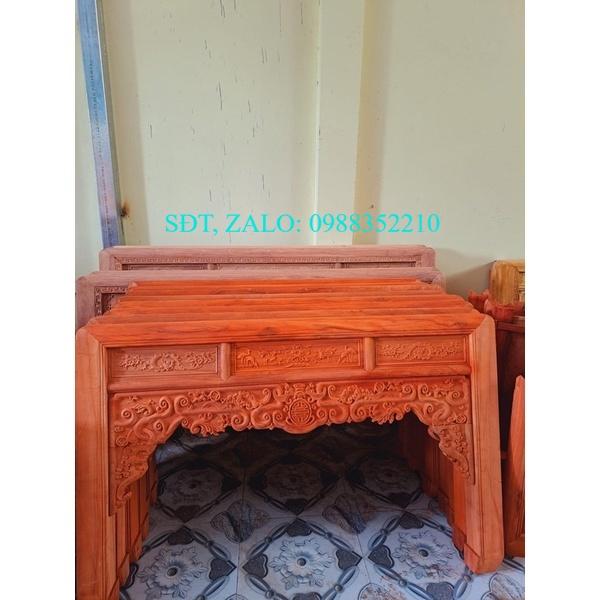 Bàn thờ gỗ hương đỏ
