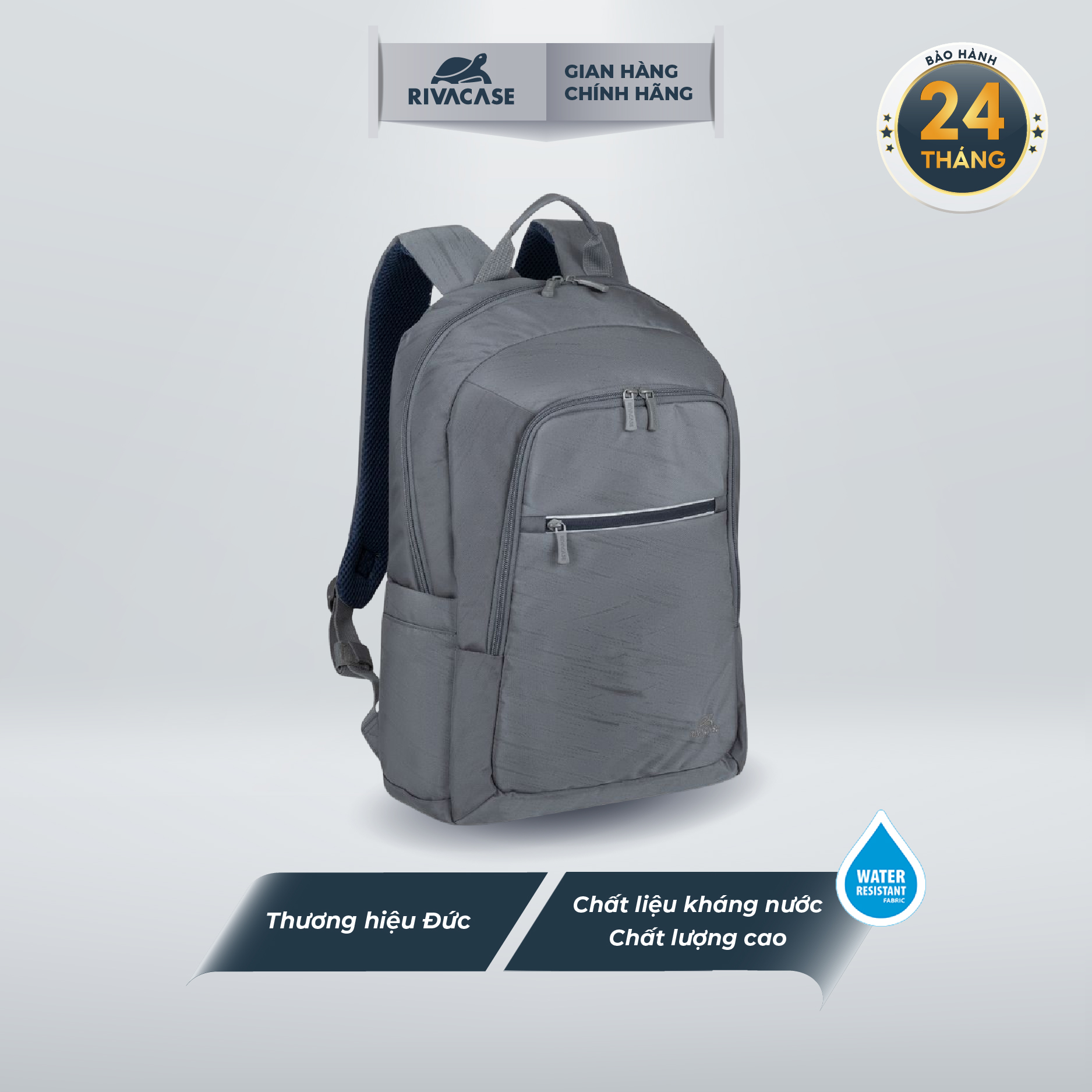 Balo Rivacase 7561 Dành Cho Laptop 15.6-16" - Hàng Chính Hãng