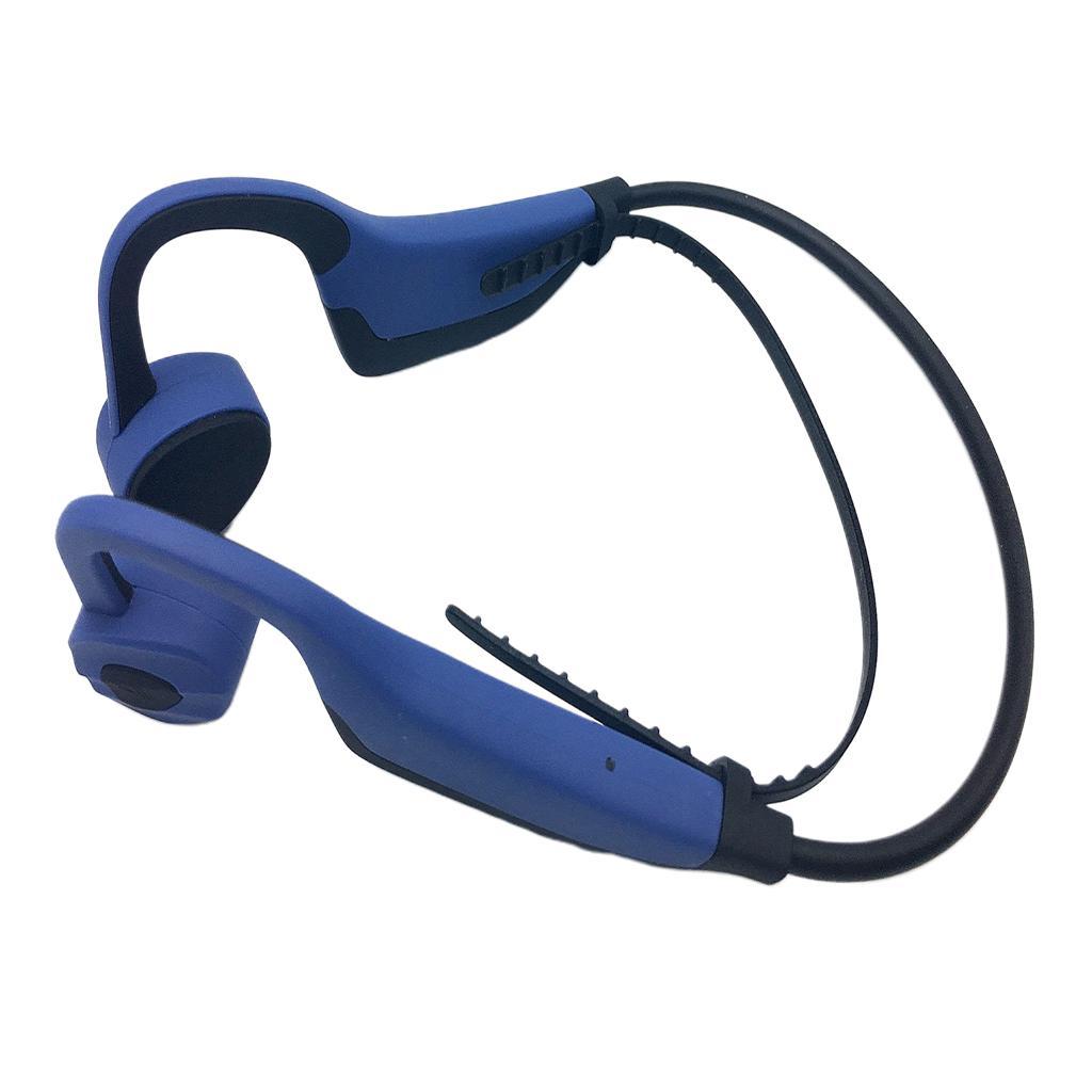 Headphones Wireless Bluetooth Earphone Headset W/ Mic Blue