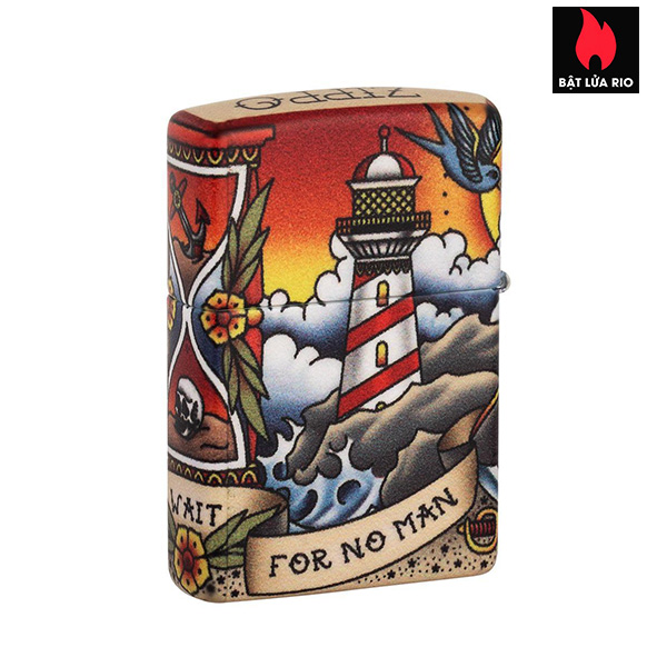 Bật Lửa Zippo 49532 – Zippo Nautical Tattoo Design 540 Color