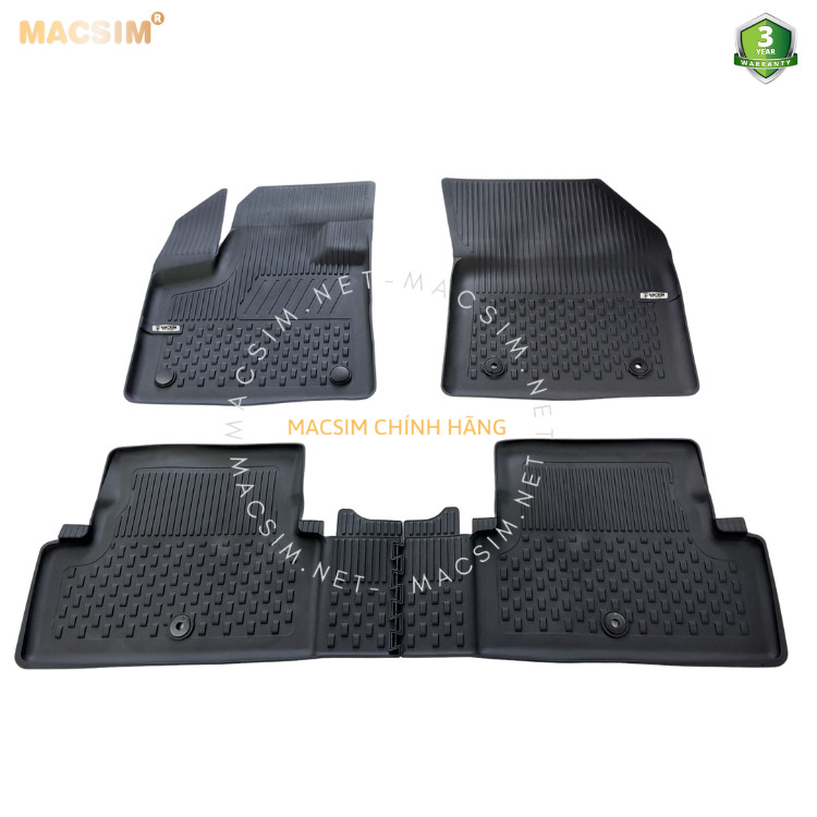 #Peugeot 3008 , Thảm lót sàn ô tô nhựa TPE Silicon Peugeot 3008  2016 + Black Nhãn hiệu Macsim