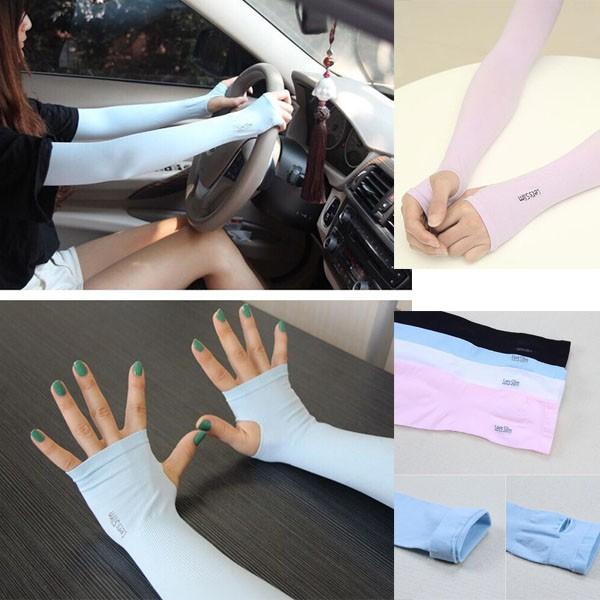 Tay áo chống nắng xỏ ngón cái Lets slim