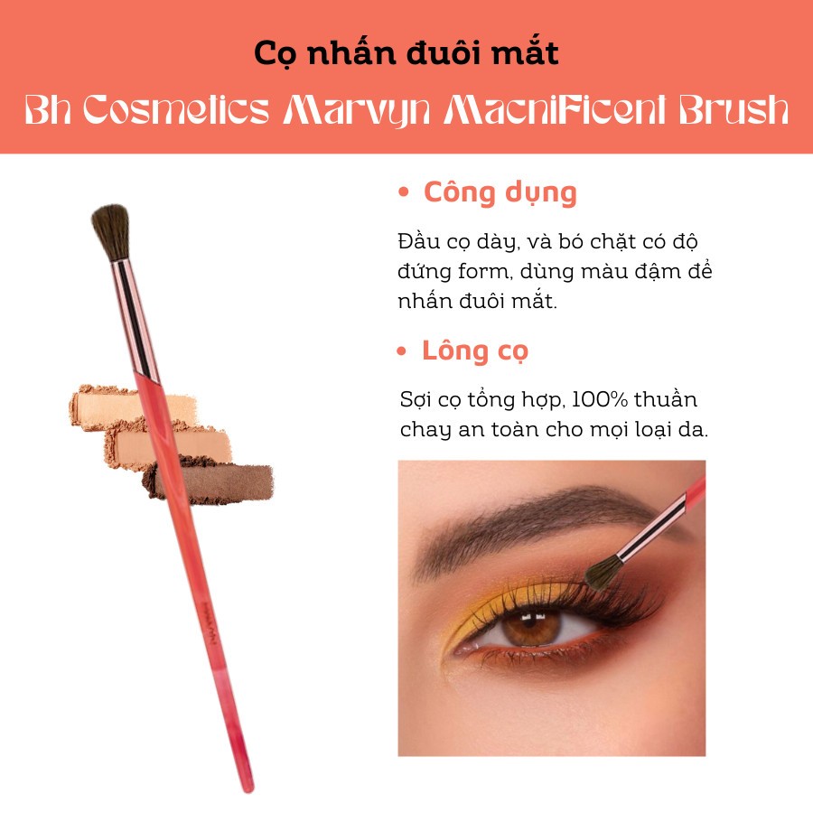 Hình ảnh Cọ Tán Phấn Mắt Smoky Bh Cosmetics Marvyn Macnificent 7