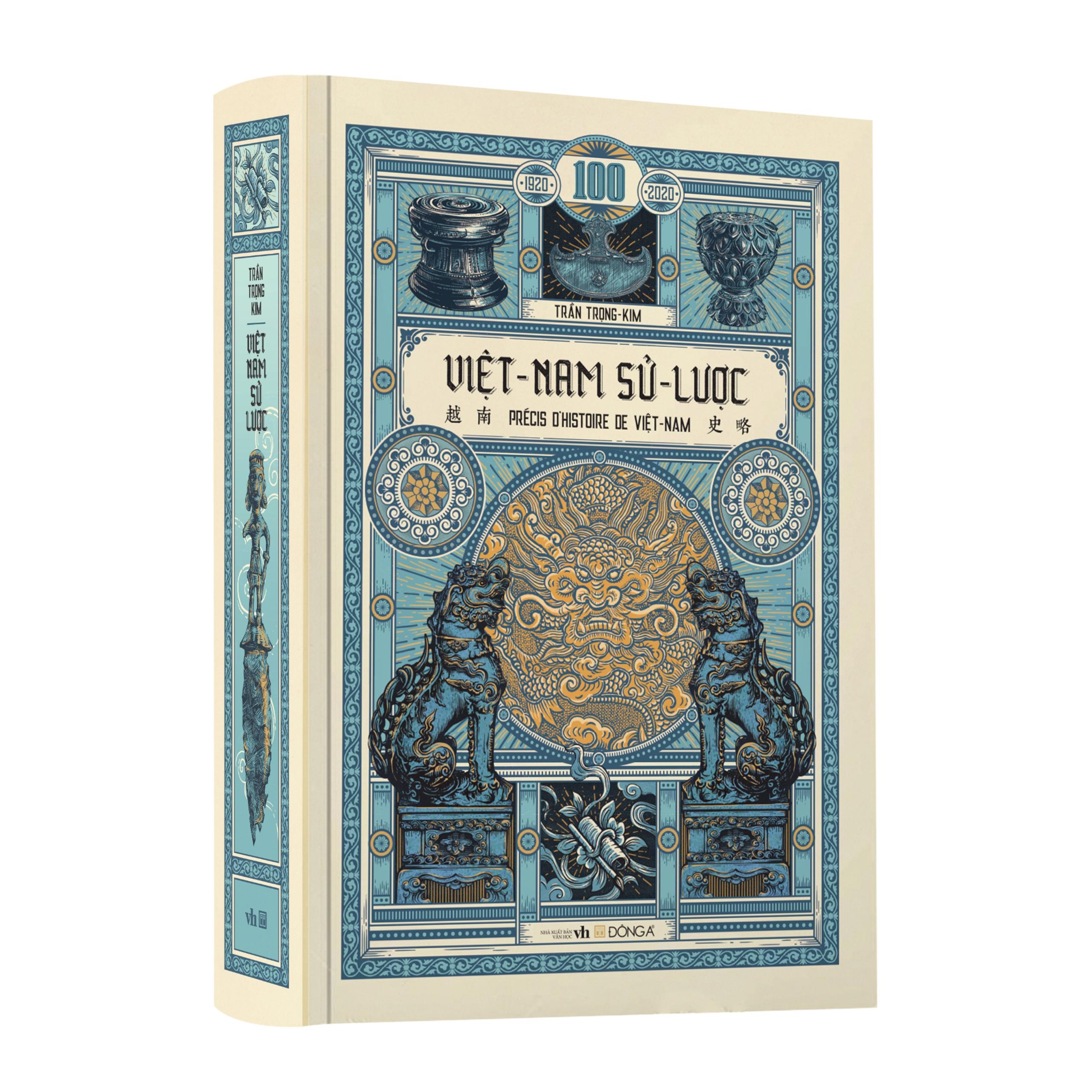 Việt Nam Sử Lược (Ấn Bản Kỉ Niệm 100 Năm) - Tặng Kèm Bản Đồ + Bookmark + Bộ Postcard 8 Tấm