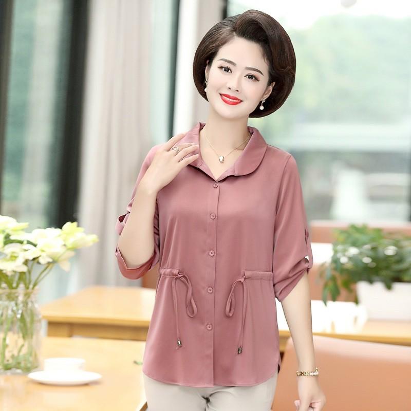 áo kiểu trung niên cao cấp quý cô (thoi trang lolita xinh) LL21-0520