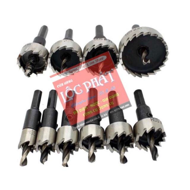 Mũi khoét GỖ thép hợp kim: 16, 18, 20, 21, 22, 25, 27, 34, 42mm - Chuyên khoét gỗ, thạch cao,...