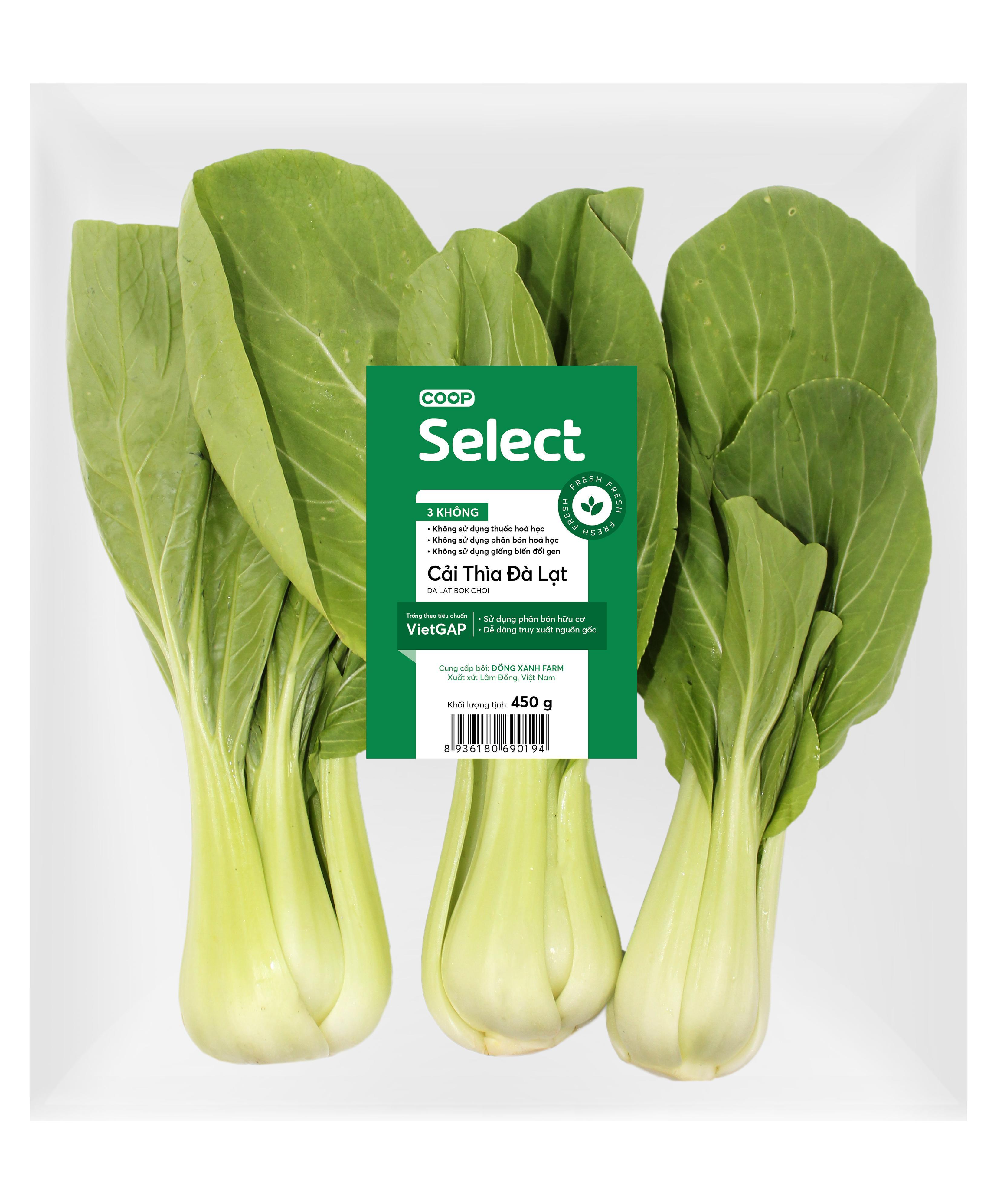 Cải thìa Đà Lạt Co.op Select 450g - 3422628