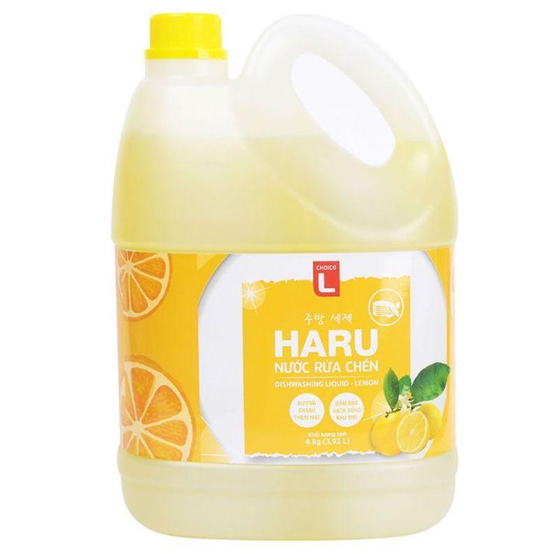 Nước Rửa Chén Haru Hương Chanh 4KG-8934669350232