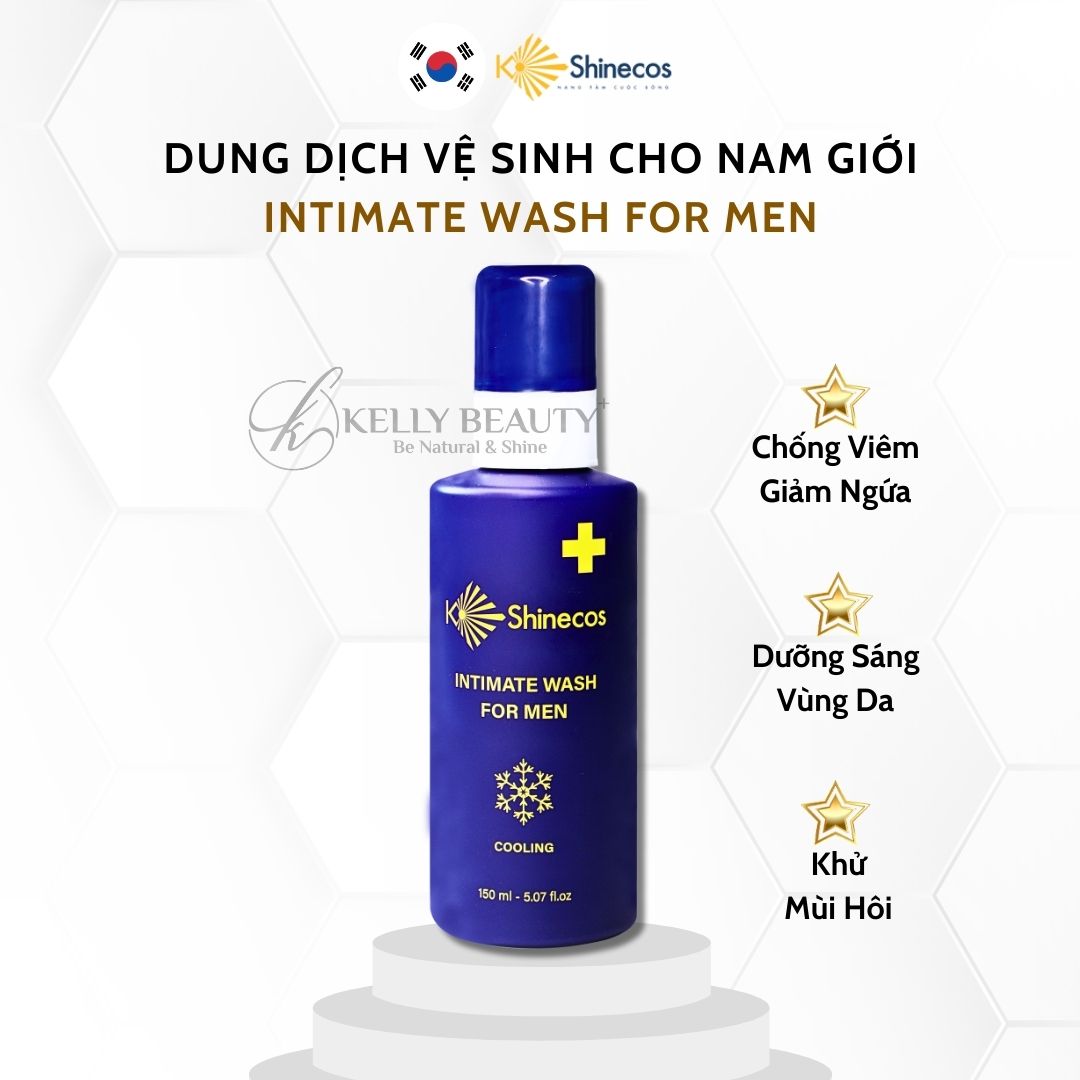 Dung Dịch Vệ Sinh Cho Nam KShinecos Intimate Wash For Men | Kelly Beauty