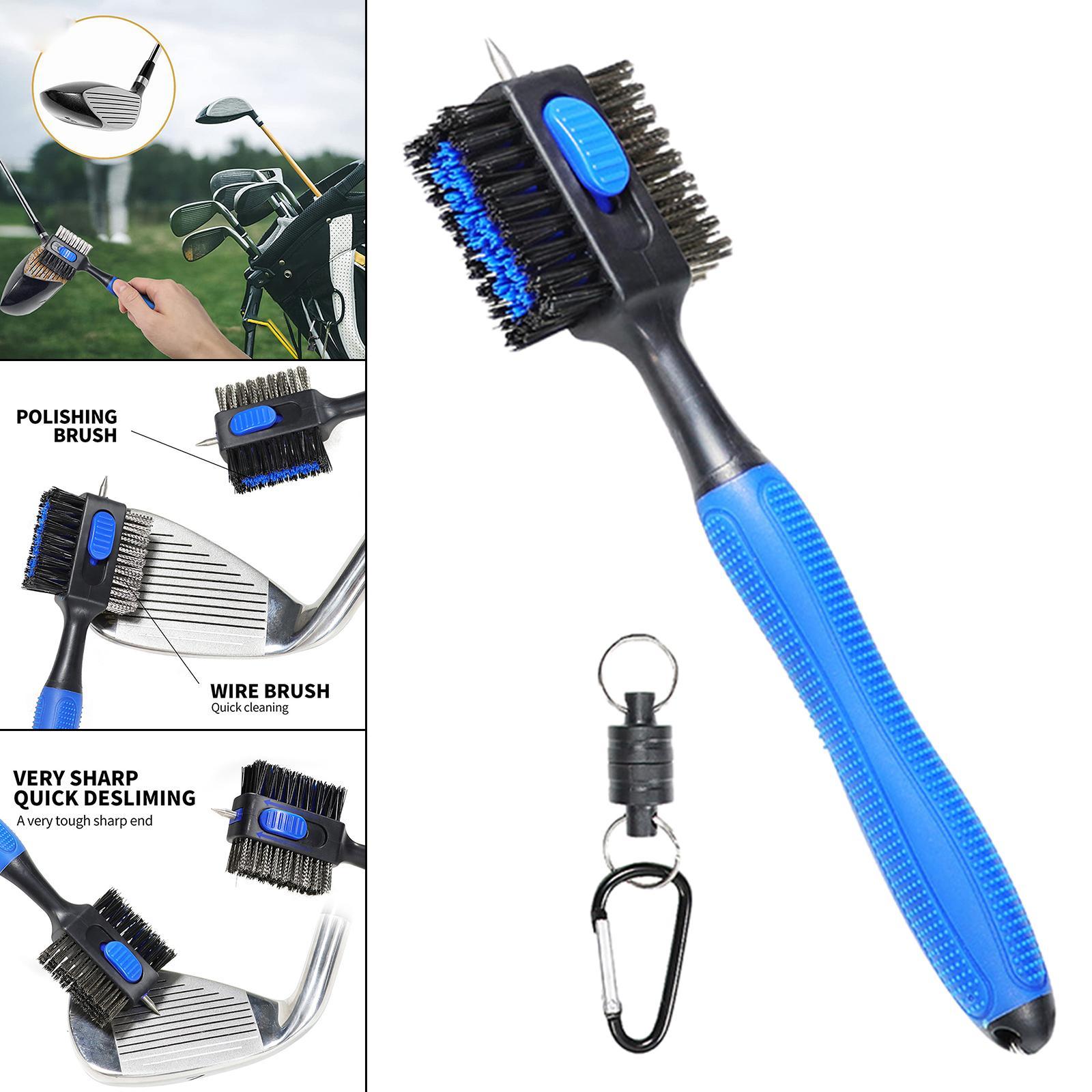 Golf Club Brush Pole Putter Double Sided Cleaner Cleaning Brushes for Outdoor Exercise Sport Decoration