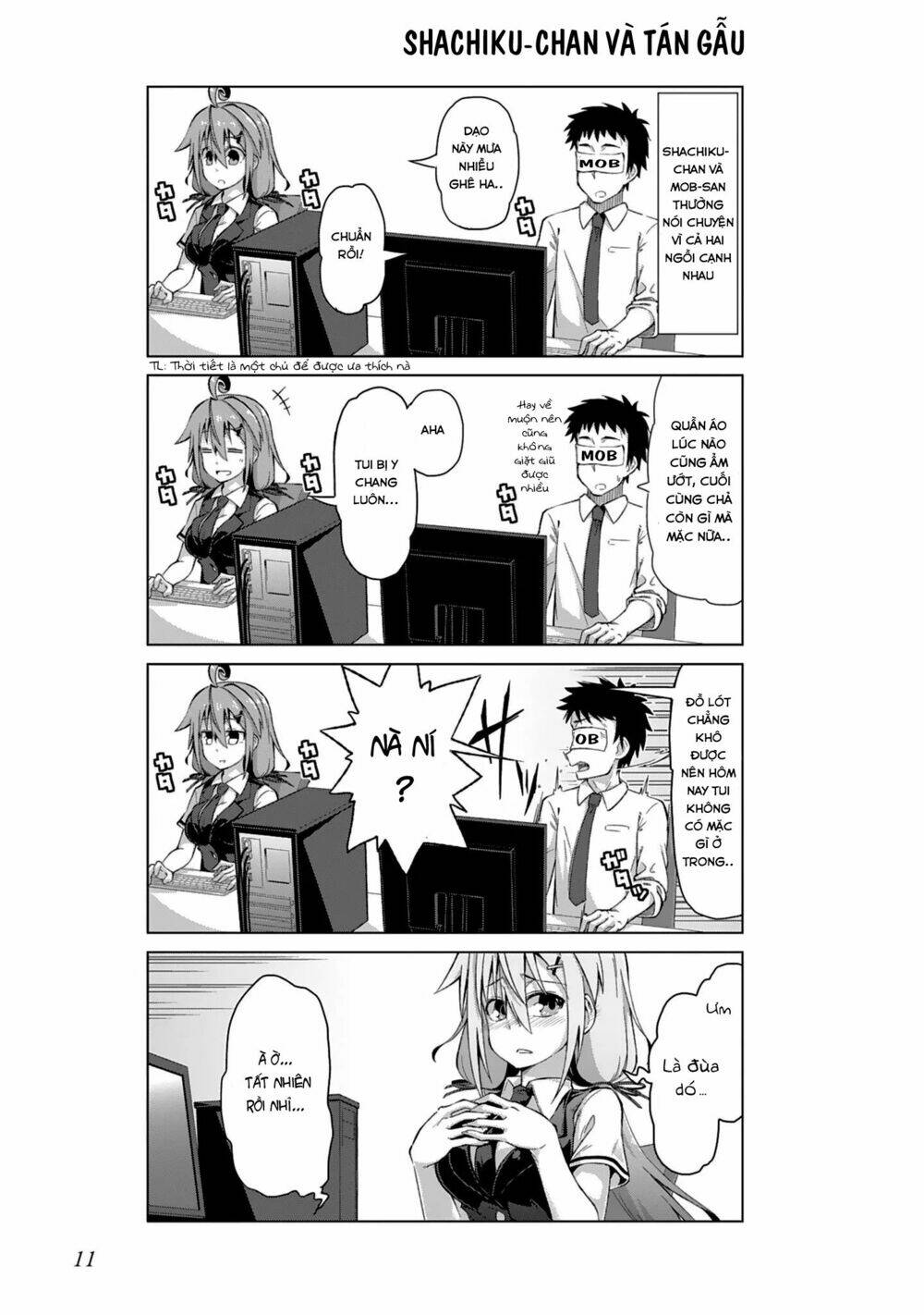 ikinokore! shachiku-chan! chapter 1 13