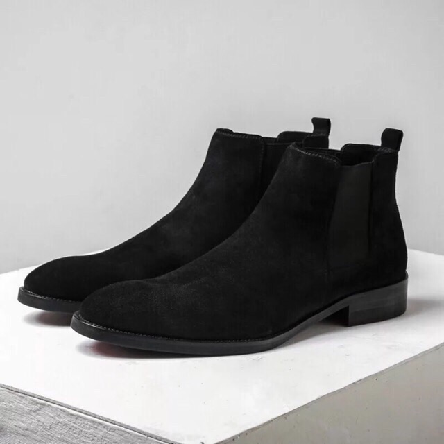 Giày Chelsea Boots Nam Da Lộn Cao Cấp, Thời Trang Phong Cách