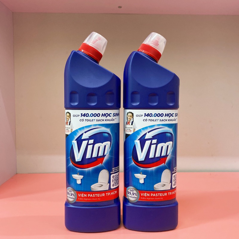 Nước tẩy bồn cầu Vim Diệt khuẩn chai 900ml