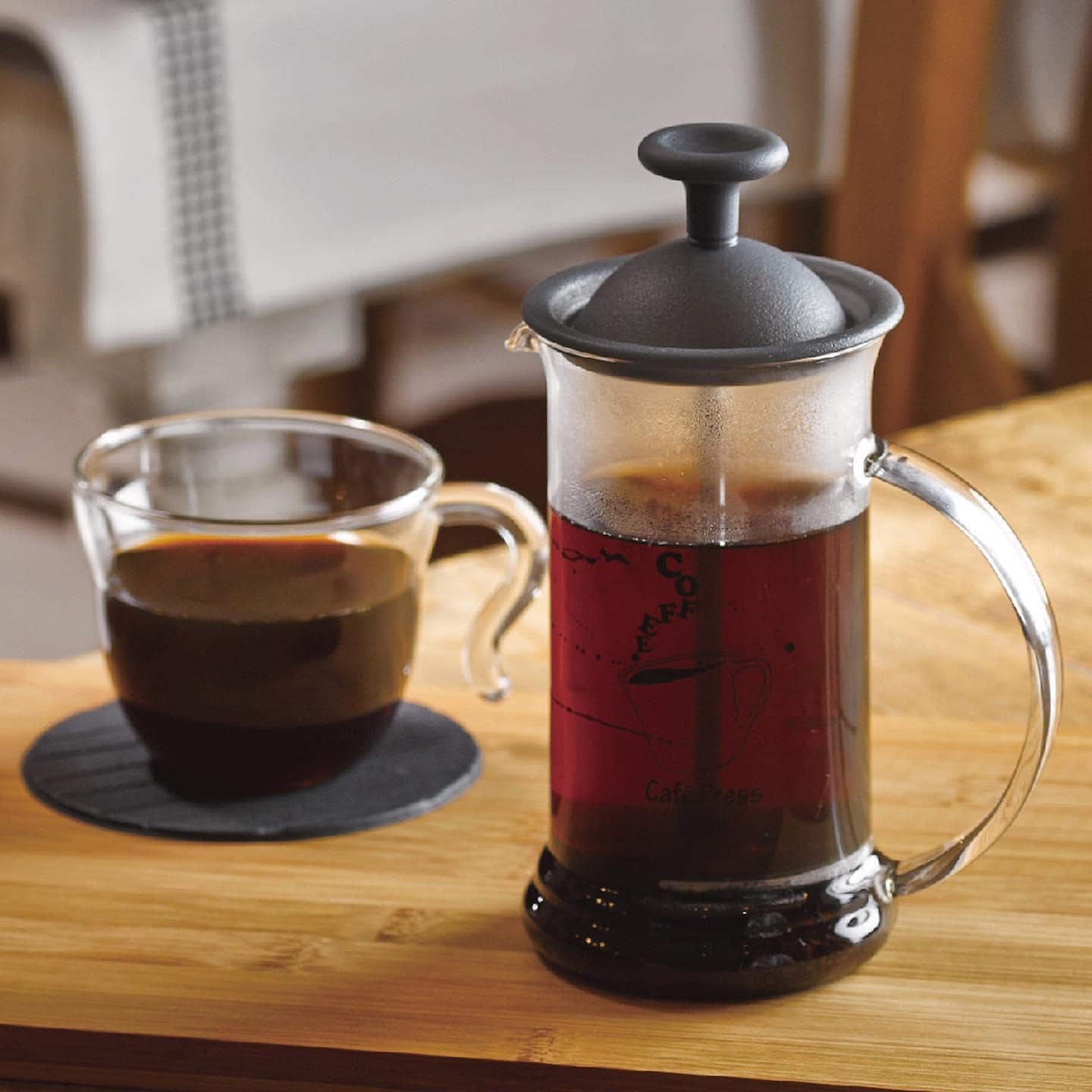 Hình ảnh Bình Pha Cà Phê French Press Hario Cafe Press Slim S 240ml