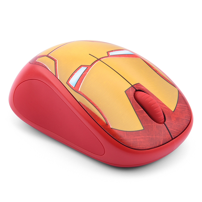 Chuột không dây Logitech M238 Iron Man (Vàng) - Hàng chính hãng