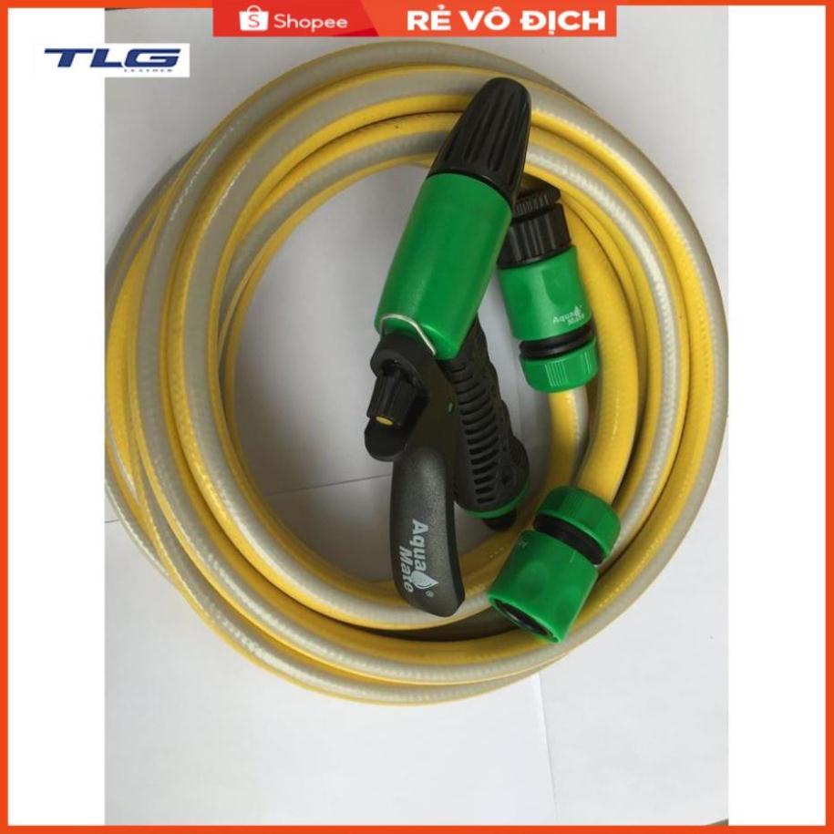 Vòi tưới cây rửa xe 6m-7m-8m tay bóp tùy chỉnh nhiều chế độ M498.319.622