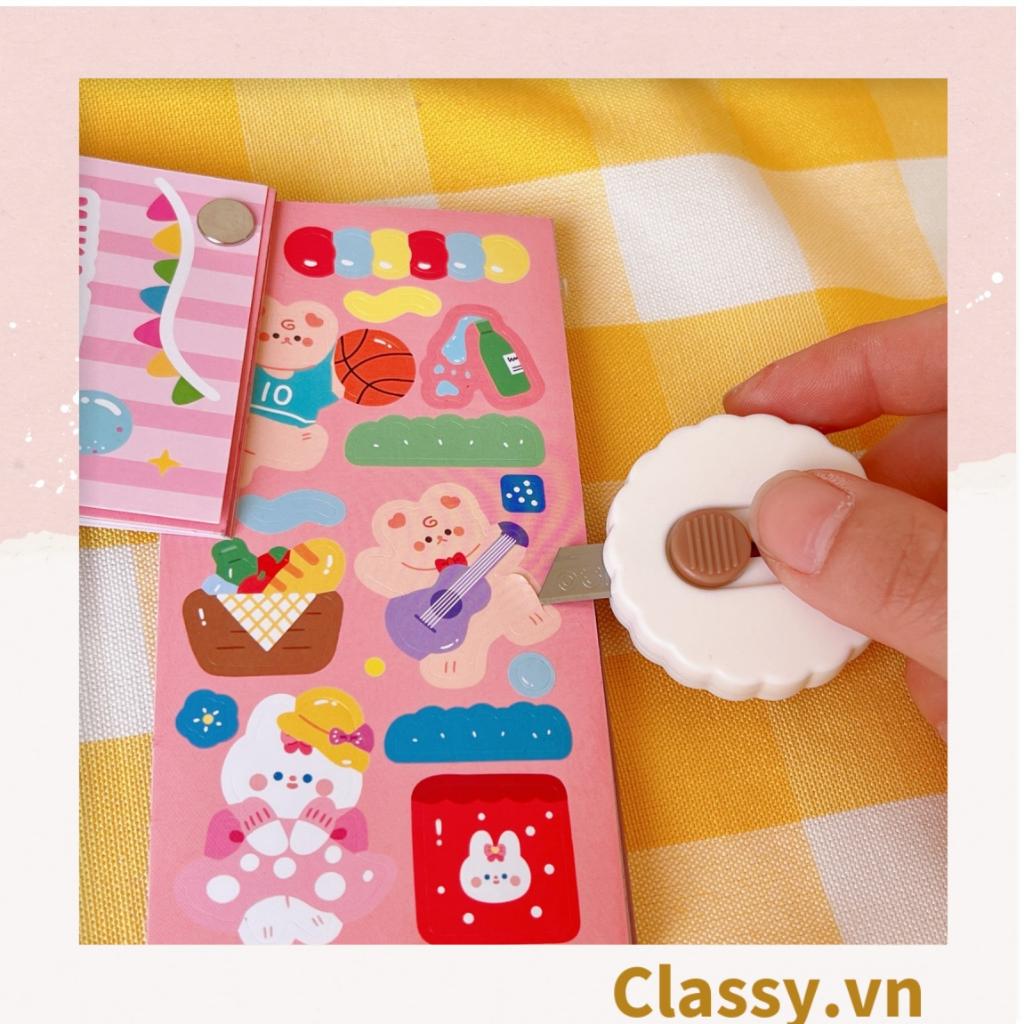 Dao rọc giấy Classy nhỏ gọn 5CM, hình bông hoa, con cún đáng yêu PK1227