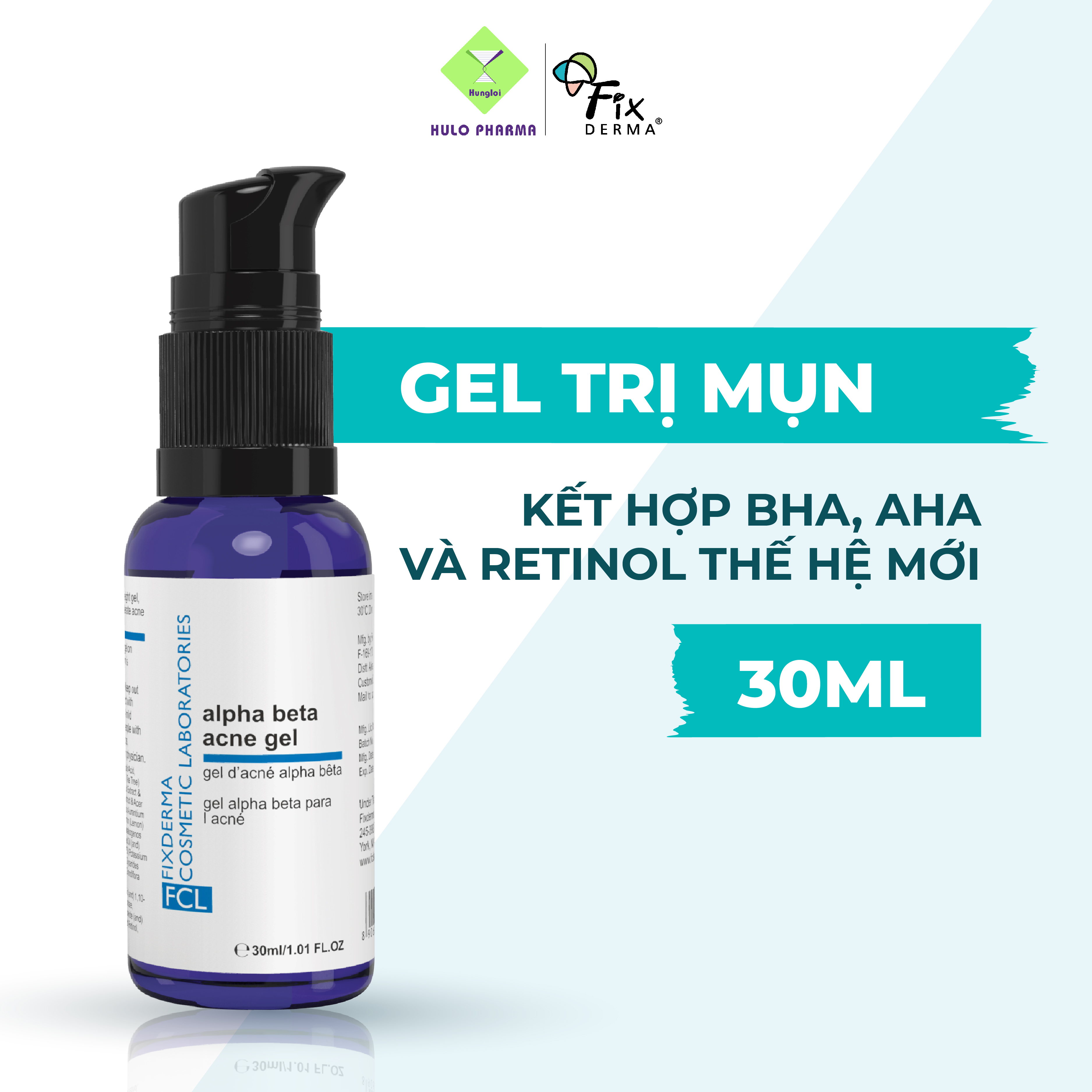 Chấm Mụn FCL Alpha-Beta Acne Gel Giúp Giảm Mụn, Ngừa Viêm,Thông Thoáng Lỗ Chân Lông, Điều Tiết Bã Nhờn 30ml