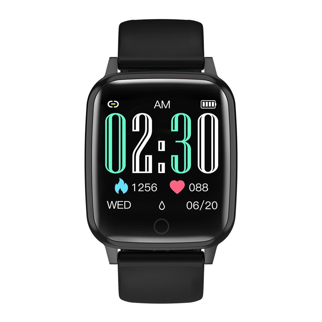 Smart Watch Heart Rate Oxygen Blood Pressure Sport Fitness Tracker Black