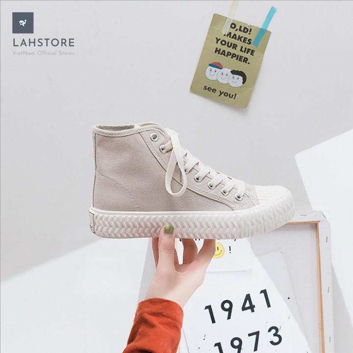 Giày thể thao ulzzang sneaker canvas nữ. Phong cách HongKong 1970 siêu cá tính LAH STORES GCCNU02