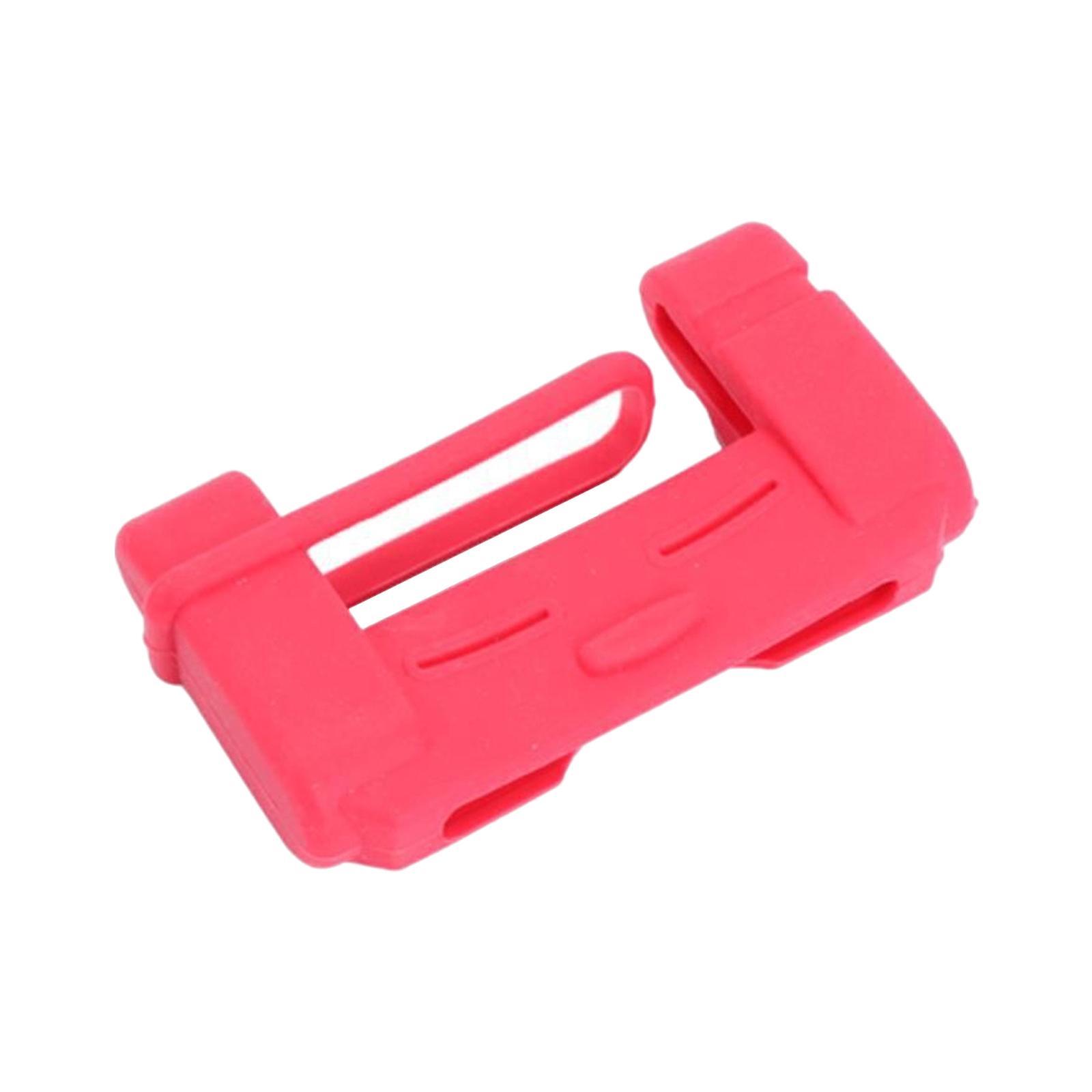 Car Belt Buckle Cover Anti Scratch Interior Accessories Red
