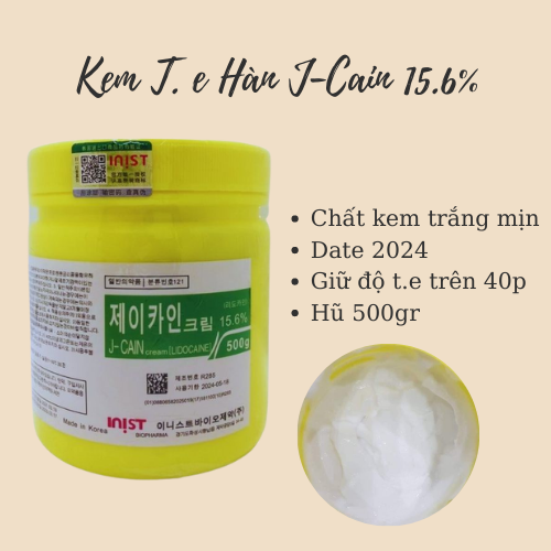 J-Cain 15.6% Cream 500g Hàn Quốc