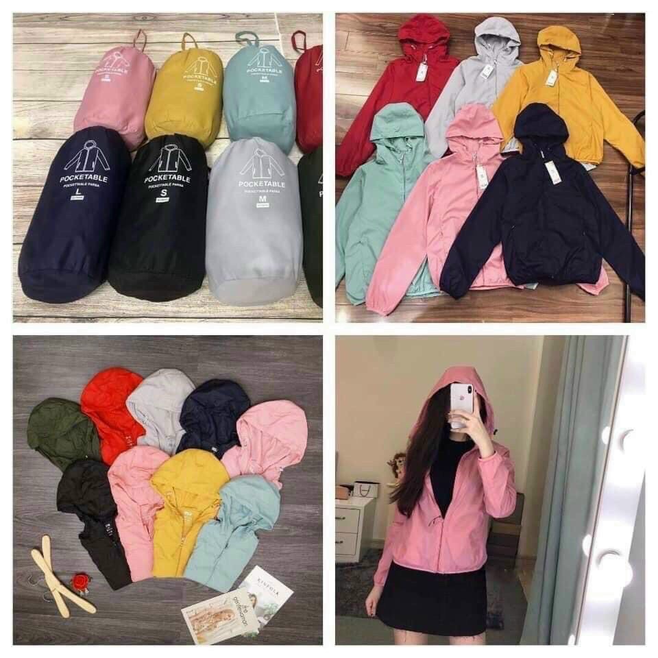 ÁO GIÓ NỮ LÓT LƯỚI CHỐNG NƯỚC MADE IN VN