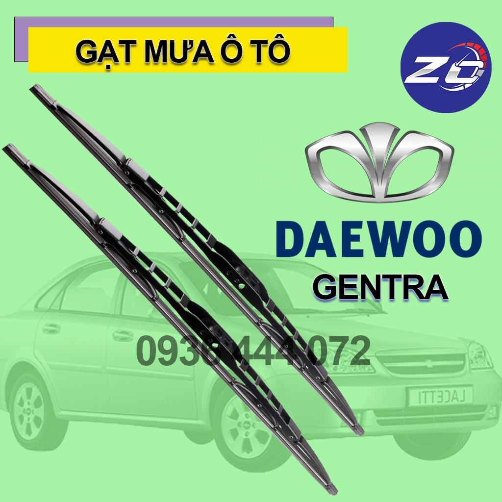 Cặp cần gạt mưa khung xương xe Daewoo Gentra trước 2008 gạt kính xe oto, thanh gạt nước mưa (22-16inch