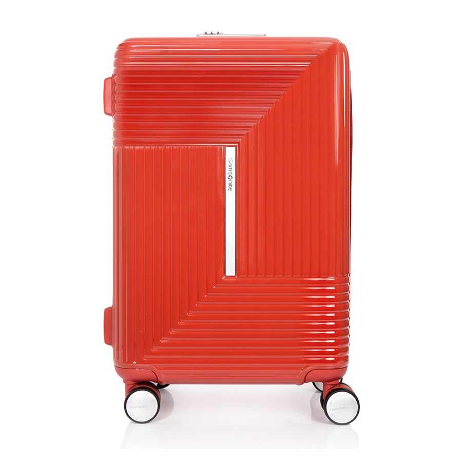 Vali kéo Samsonite TSA  APINEX SPINNER:Hệ thống 4 bánh xe đôi xoay 360° với nút chặn Khóa kéo chống trộm Safeplux