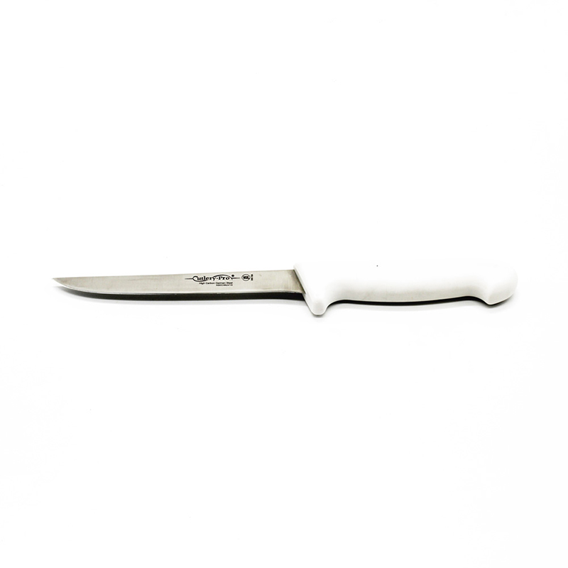 Dao Lóc Xương Cutlery-Pro Lưỡi Thẳng Cán Trắng 152Mm