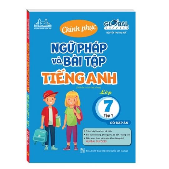 Sách - Combo 2c - GLOBAL SUCESS - Chinh phục ngữ pháp và bài tập tiếng anh lớp 7