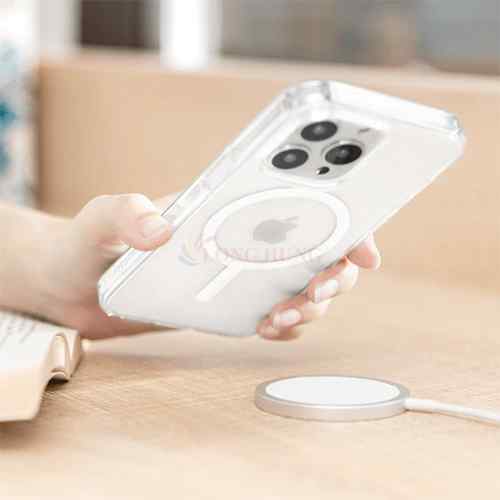 Ốp lưng nhựa cứng hỗ trợ sạc không dây SwitchEasy MagCrush iP 13 Series - Hàng chính hãng