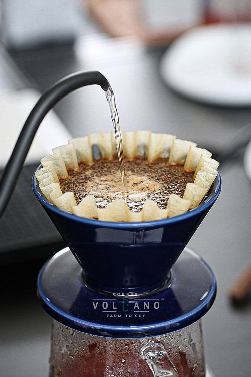 Giấy lọc hình tròn cho phễu Kalita 155 185 CAFE DE KONA