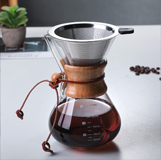 Bình Pha Cà Phê Mộc cao cấp Brewed Coffee Set 600ml