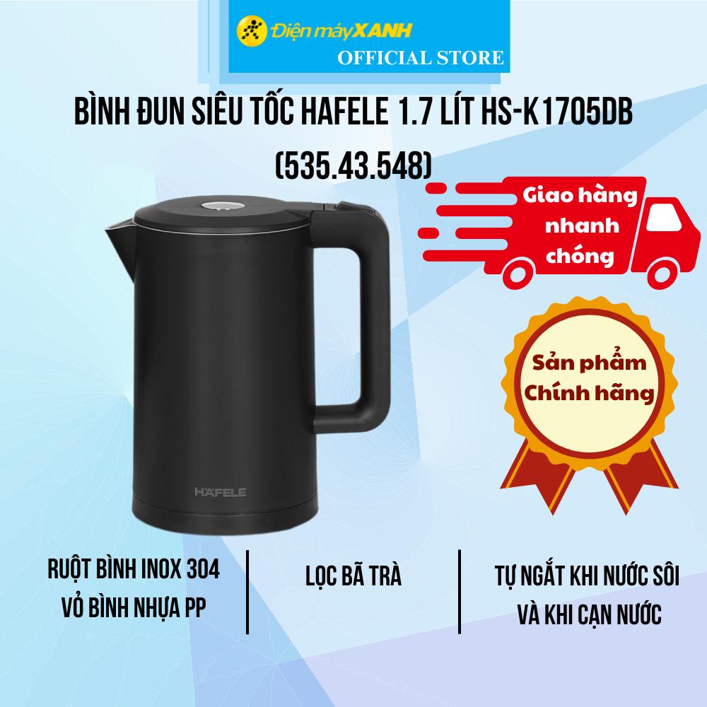 Bình đun siêu tốc Hafele 1.7 lít HS-K1705DB - Hàng Chính Hãng