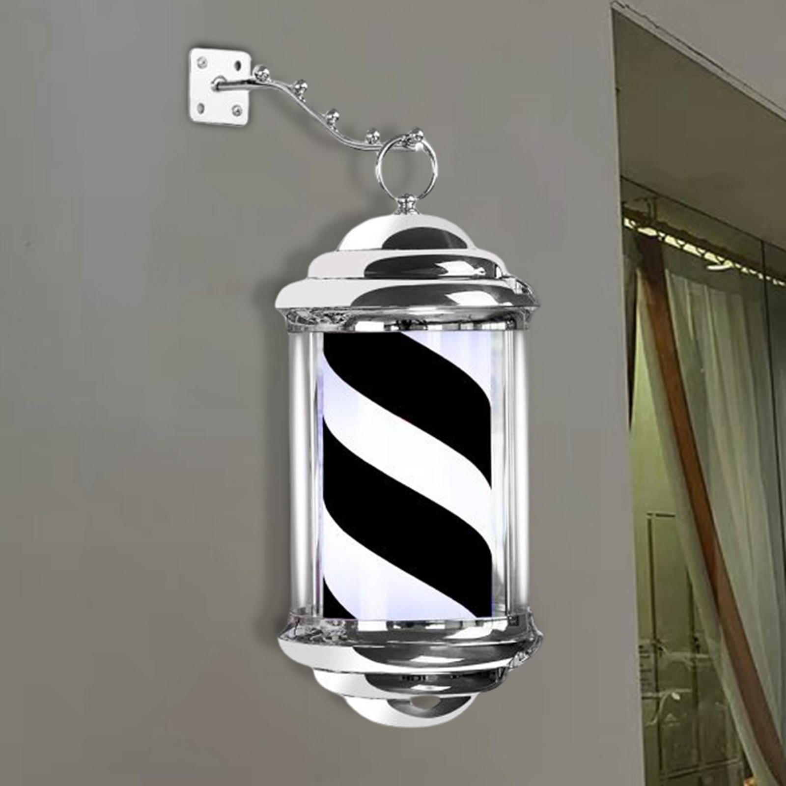 Rotating Barber Pole Light Hairdressing LED Stripes Outdoor