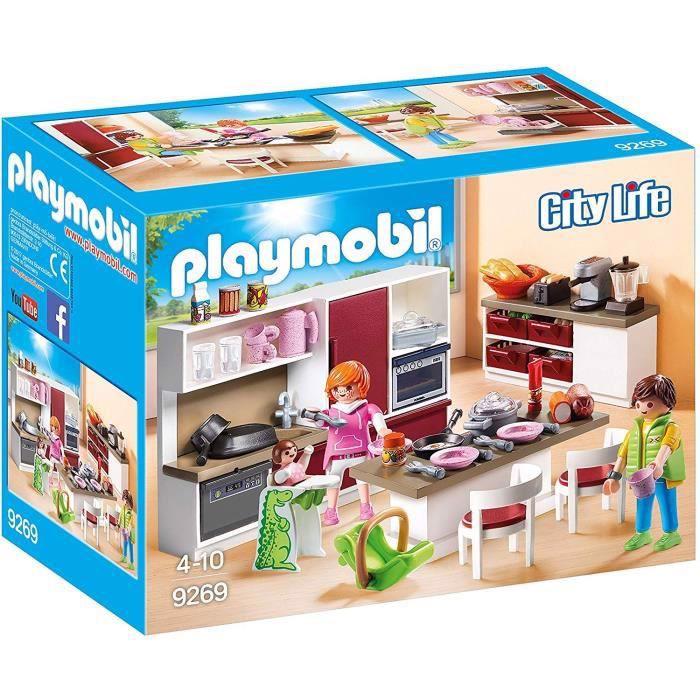 Đồ chơi mô hình Playmobil Nội thất phòng bếp kèm nhân vật 102 pcs