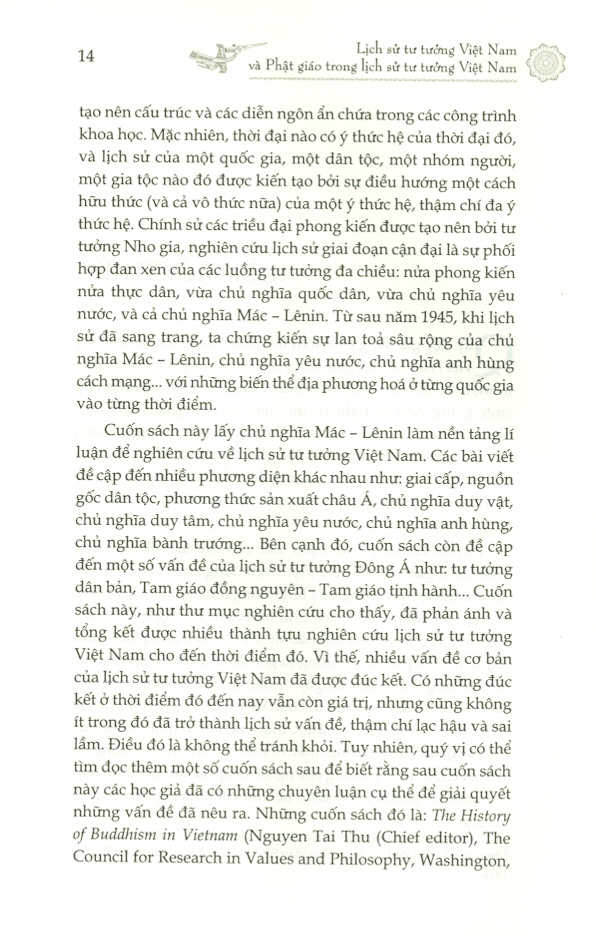 Lịch Sử Tư Tưởng Việt Nam Và Phật Giáo Trong Lịch Sử Tư Tưởng Việt Nam (Bìa Cứng)