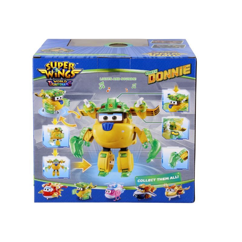 Đồ Chơi SUPERWINGS Robot Biến Hình Siêu Vệ Binh Donnie Thông Minh Có Đèn Và Âm Thanh YW760922