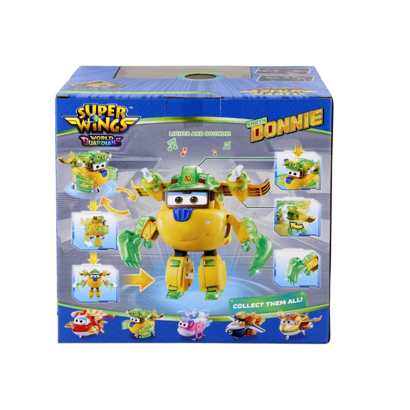 Đồ Chơi SUPERWINGS Robot Biến Hình Siêu Vệ Binh Donnie Thông Minh Có Đèn Và Âm Thanh YW760922