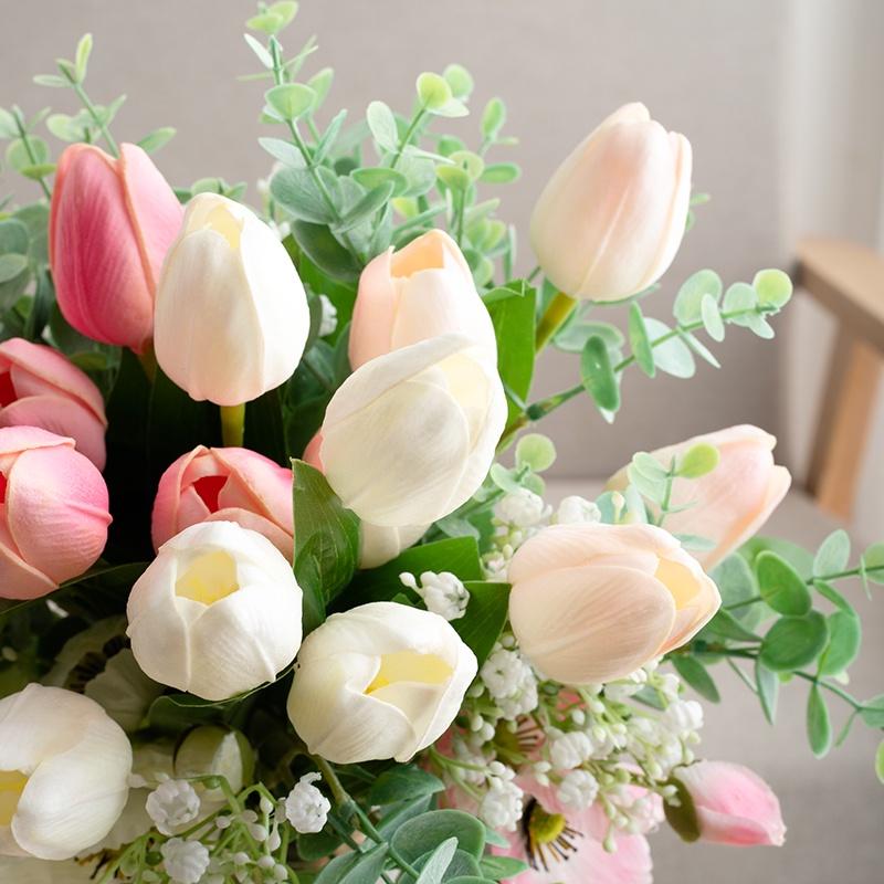 Mới Bó Hoa tulip Giả Cho Cô Dâu